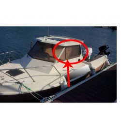Vitre latérale en plexiglass pour bateau Aliénor 520