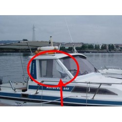 Vitre latérale en plexiglass Antares 640