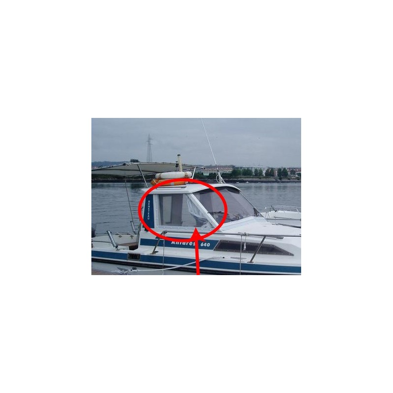 Vitre latérale en plexiglass Antares 640