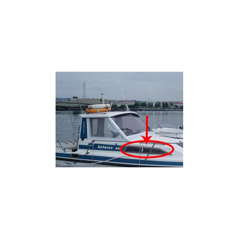 Hublots latéraux en plexiglass pour votre bateau Antares 640