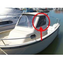 Vitre latérale en plexiglass pour bateau Sunday 520