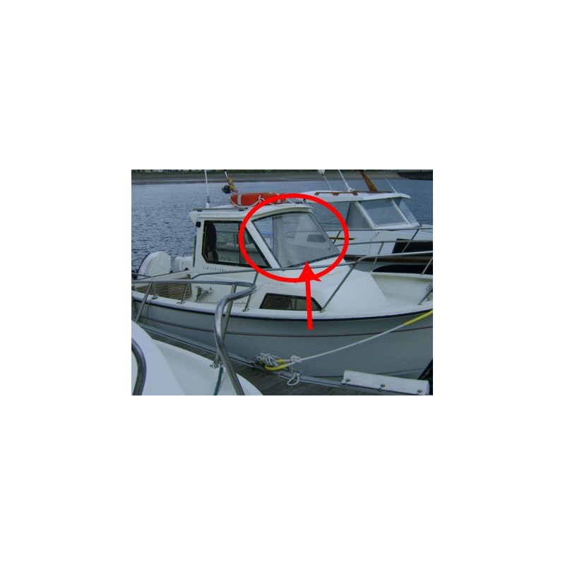 Pare-brise en plexiglass pour bateau Sunday 550