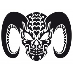 Sticker Tribal Démon