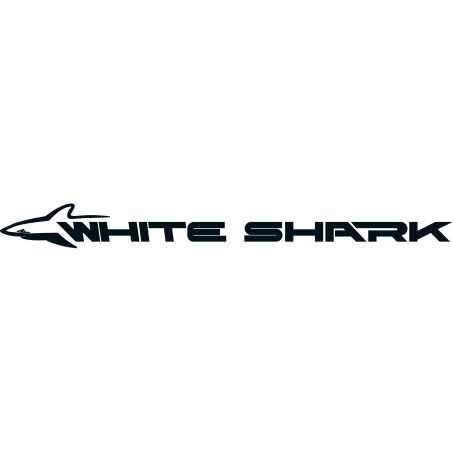 Sticker Logo White Shark