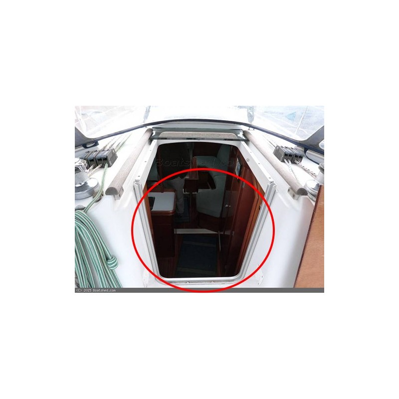 Porte de descente Oceanis 331 en plexiglass pour bateau