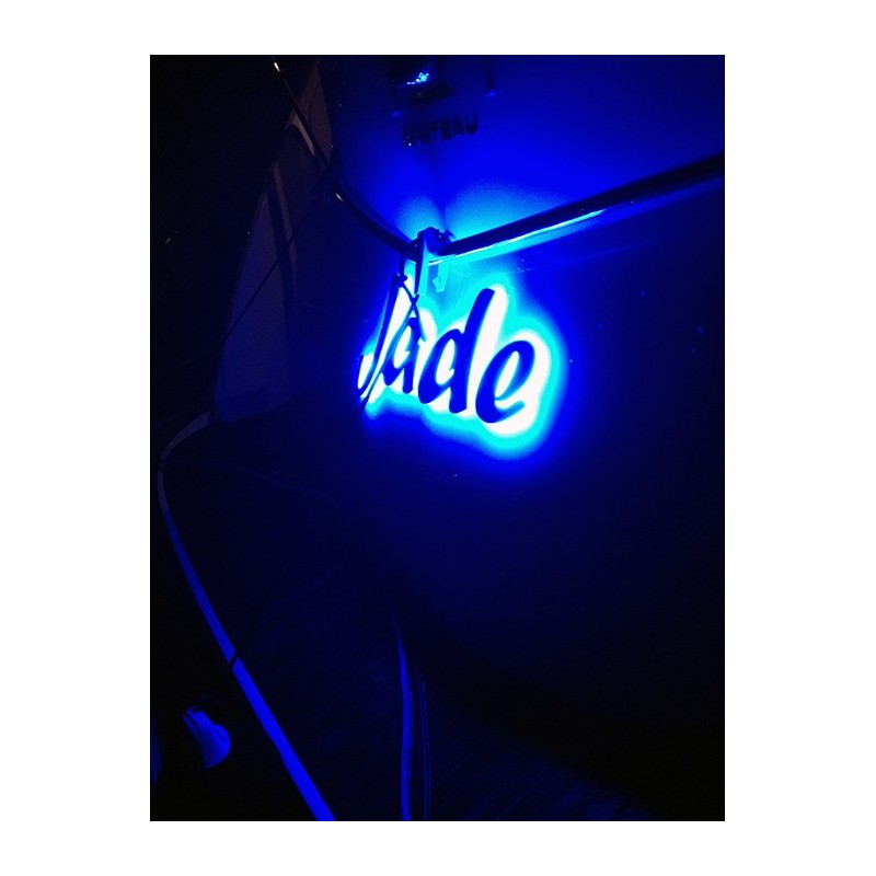 Lettres LED et Inox 316 L poli miroir