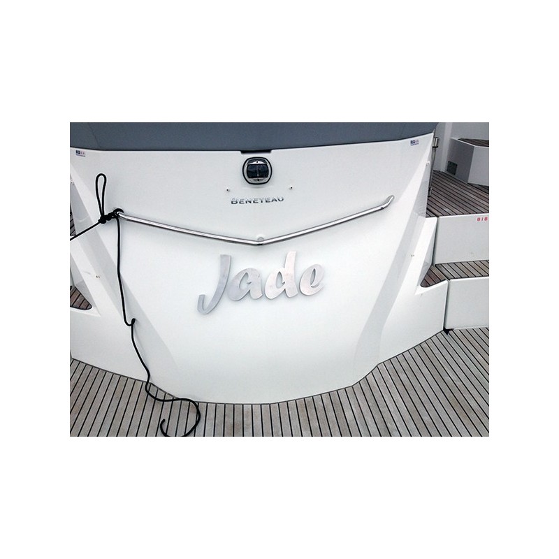 Lettres LED et Inox 316 L poli miroir