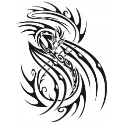 Sticker Dragon Tribal