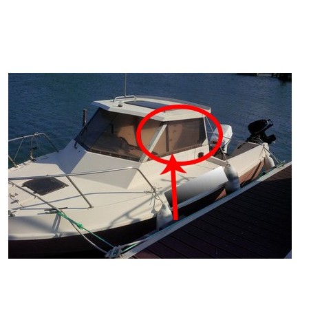 Vitre latérale Aliénor 530 en plexiglass pour bateau