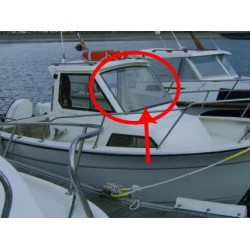 Pare-brise Sunday 500 en plexiglass pour bateau