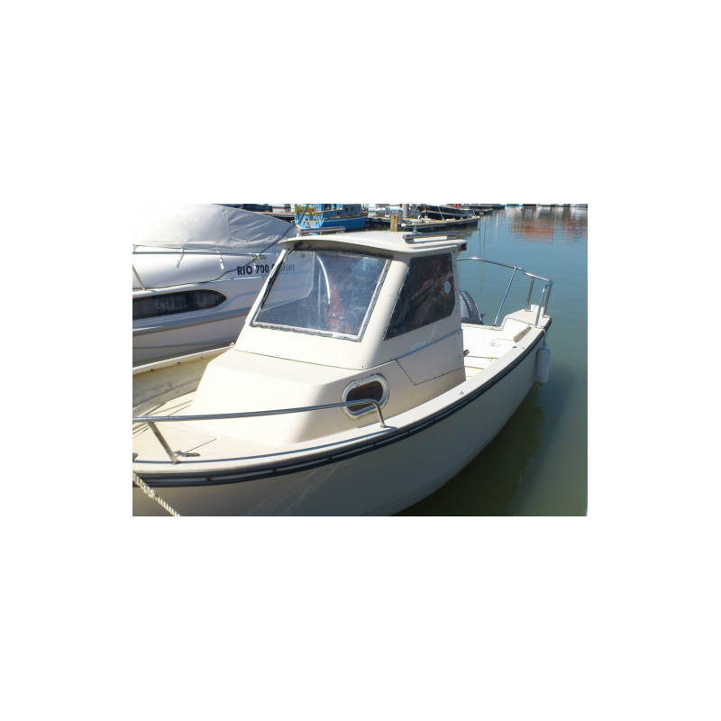 Pare-brise Sunday 520 en plexiglass pour bateau