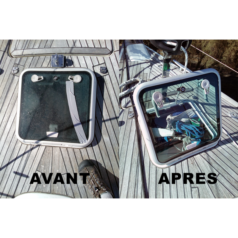 Vitre panneaux de pont avant First 47.7 Beneteau