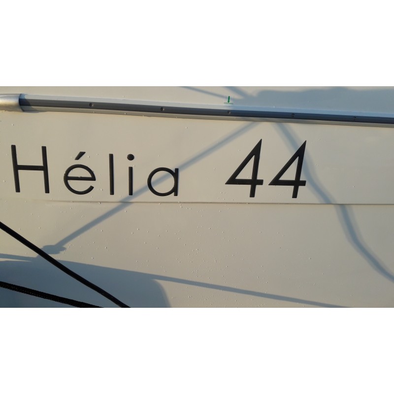 Sticker Fountaine Pajot logo pour HELIA 44