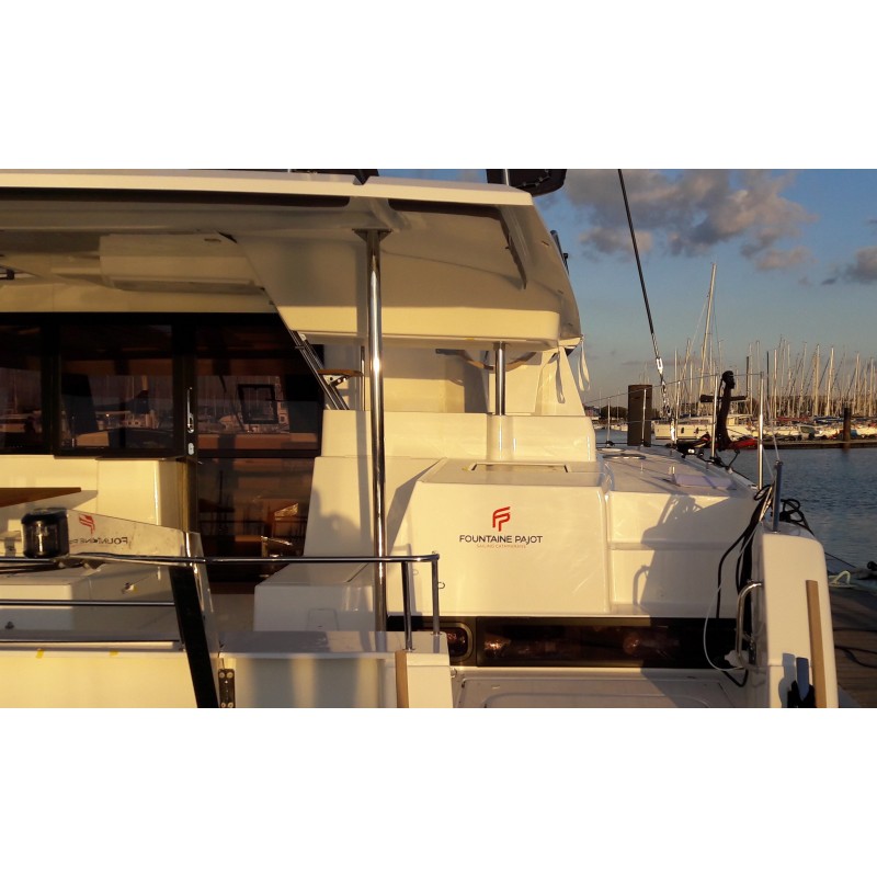Sticker Fountaine Pajot logo pour catamaran à voile