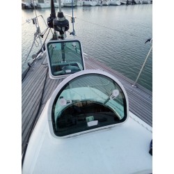 Vitrage de rechange pour panneaux de pont arrondi en plexiglass pour bateau