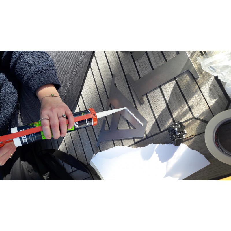 Nom de bateau en inox