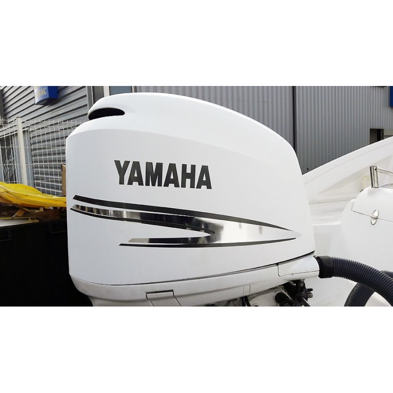 1 kit stickers YAMAHA 250cv serie 1 autocollant pour capot moteur