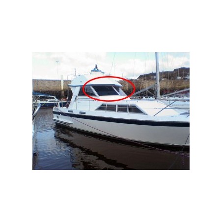 Pare-brise Arcoa 1130 en plexiglass pour bateau