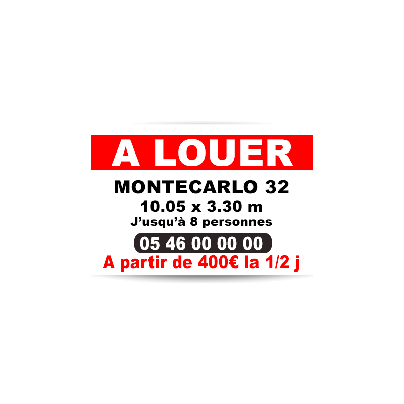 PANNEAU A VENDRE, A LOUER