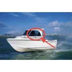Vitre latérale Antares Calanque 550 Bénéteau en plexiglass pour bateau