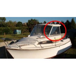 Vitre latérale Antares 600 Bénéteau en plexiglass pour bateau