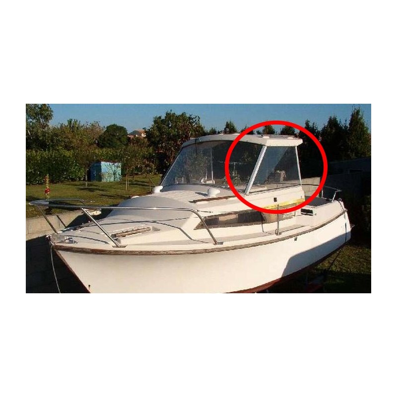 Vitre latérale Antares 600 Bénéteau en plexiglass pour bateau