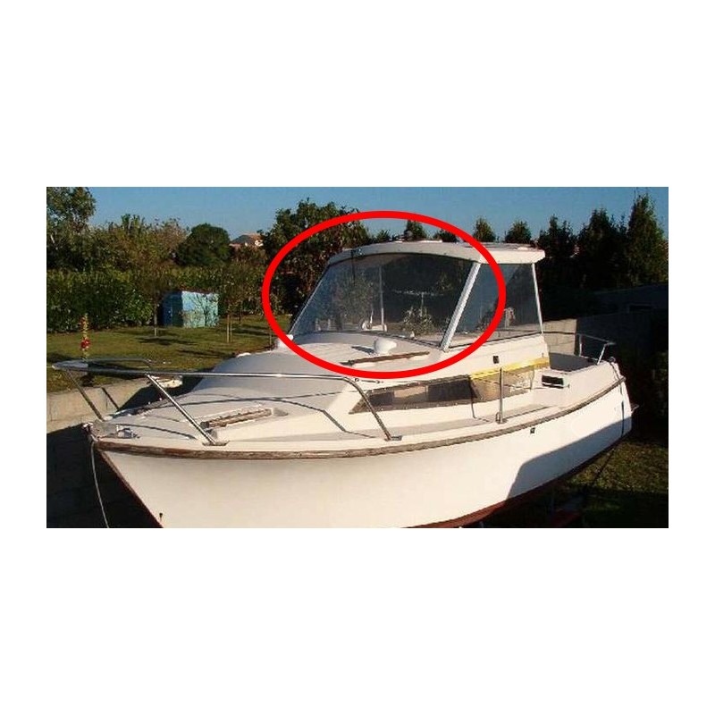 Pare-brise Antares 600 Bénéteau en plexiglass pour bateau