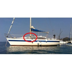 Hublot latéral avant Neptune 94 en plexiglas pour bateau