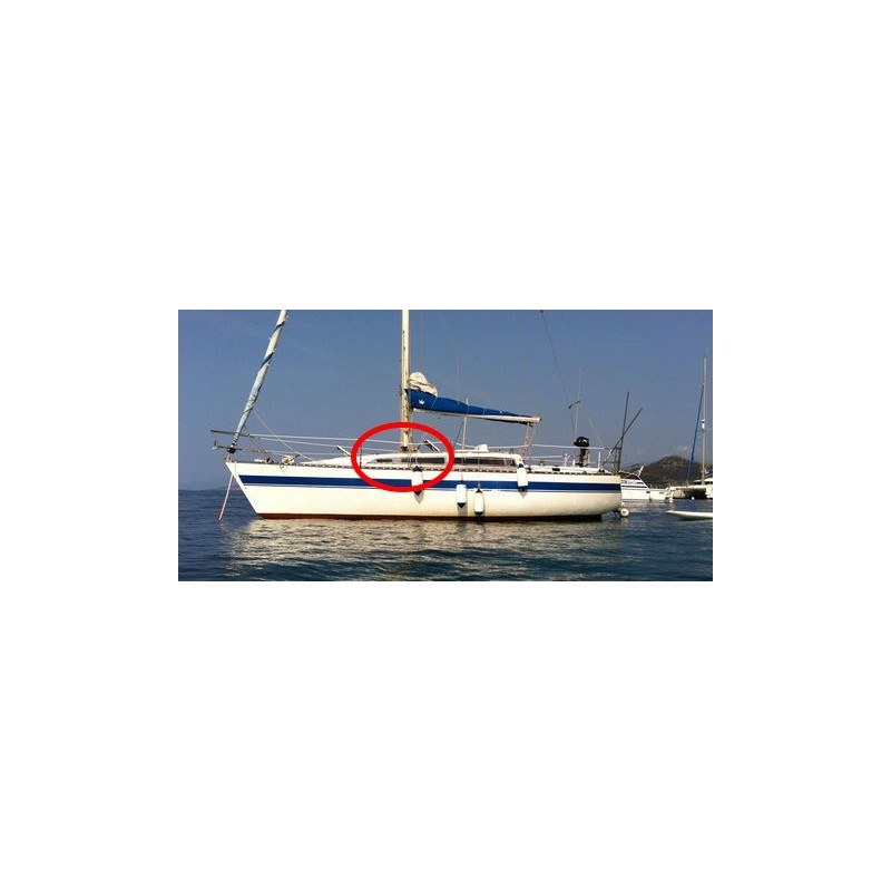 Hublot latéral avant Neptune 94 en plexiglass pour bateau