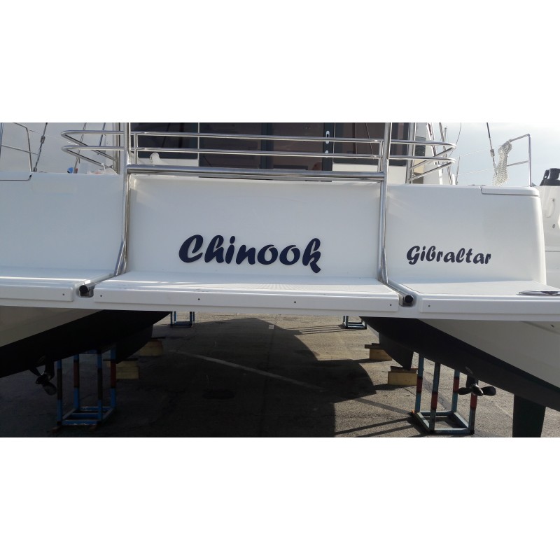 Lettres LED et Inox 316 L poli miroir