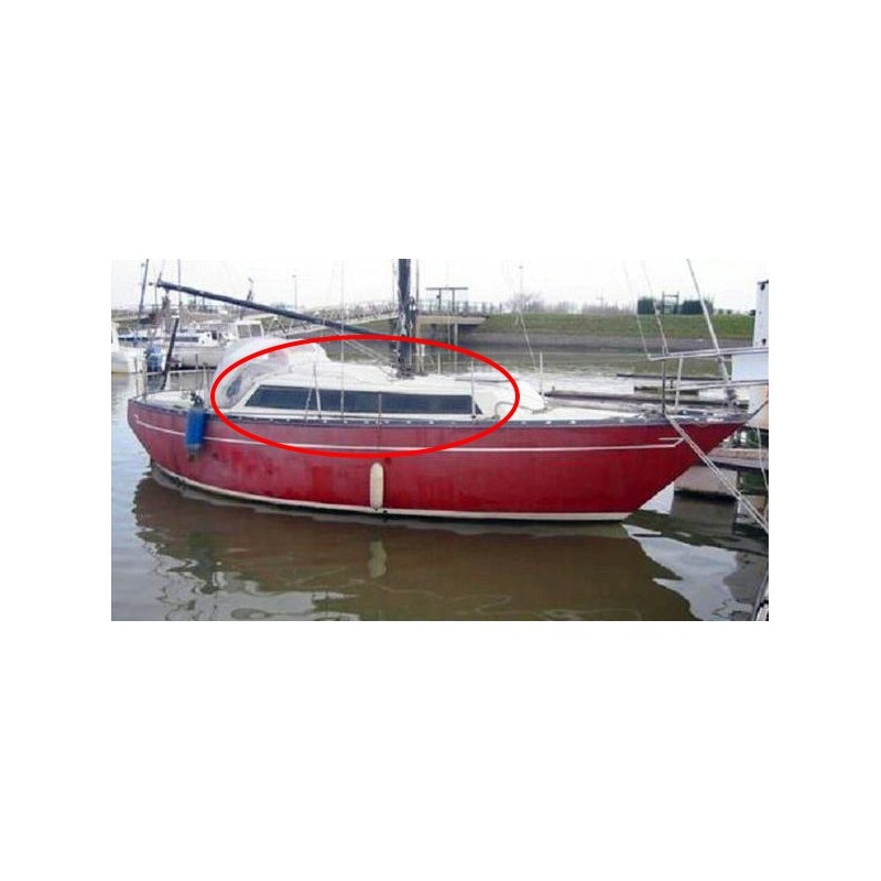 Mirage 28 hublot en plexiglass pour bateau