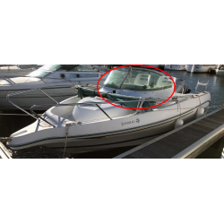 Cap Camarat 555 WA Jeanneau pare-brise en plexiglass pour bateau