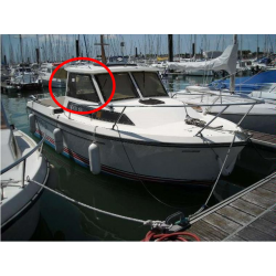 Vitre latérale ne plexiglass pour Esteou 630