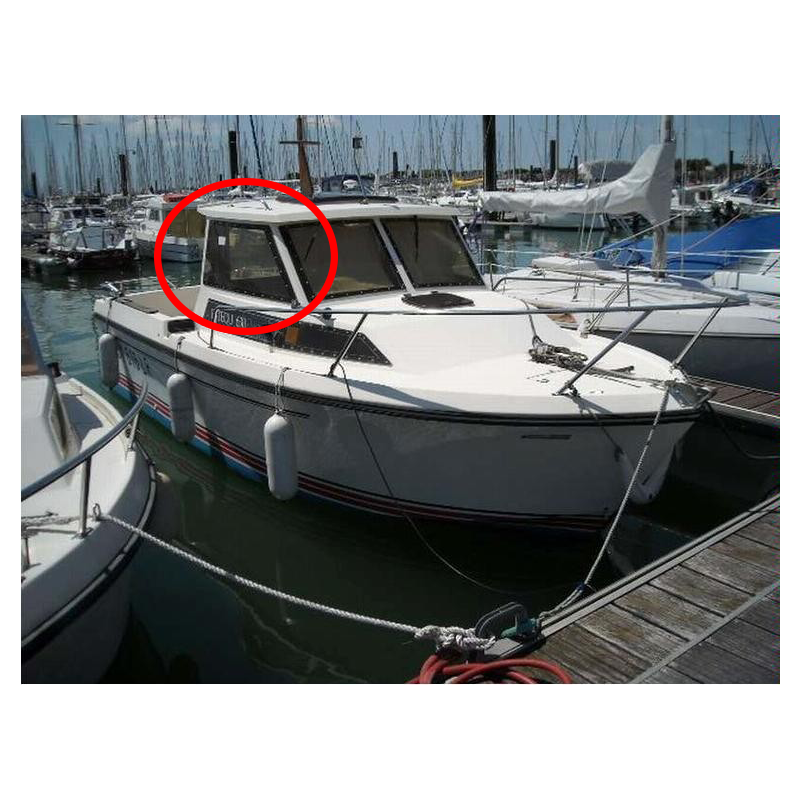 Vitre latérale ne plexiglass pour Esteou 630