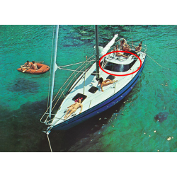 Comet 11 COMAR pare brise en plexiglass transparent pour bateau