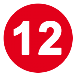 Sticker numéro pour course ou régate