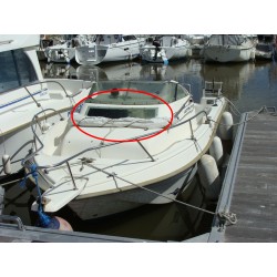 Ultramar Shaft 550 hublot avant en plexiglass pour bateau