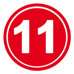 Sticker numéro pour course ou régate