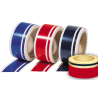 Double bandes et filets adhésifs décoratifs, 2 couleurs au choix, longueur 12m