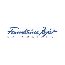 Sticker Logo Fountaine Pajot Bleu
