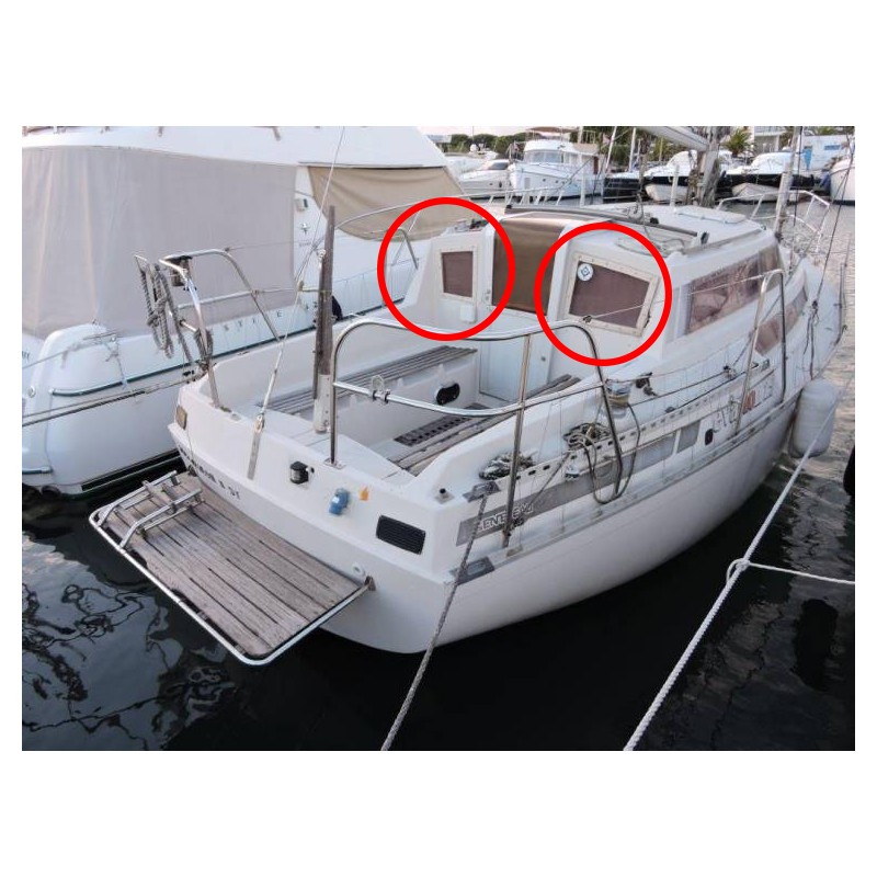 Hublot arrière pour un Evasion 29