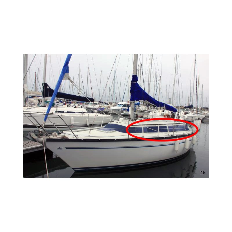 Kit complet des hublots Dufour 31 de 1976