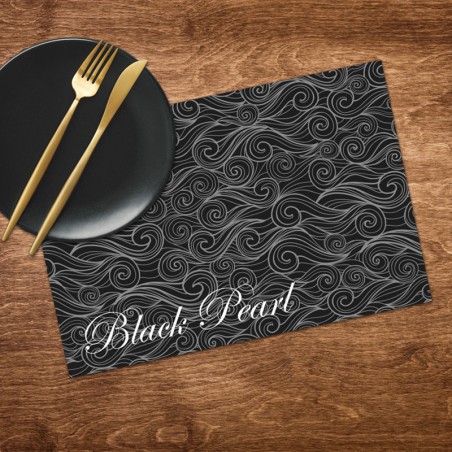 Wave placemat with boat name option