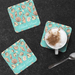 Porta-copos de marisco com opção de nome de barco