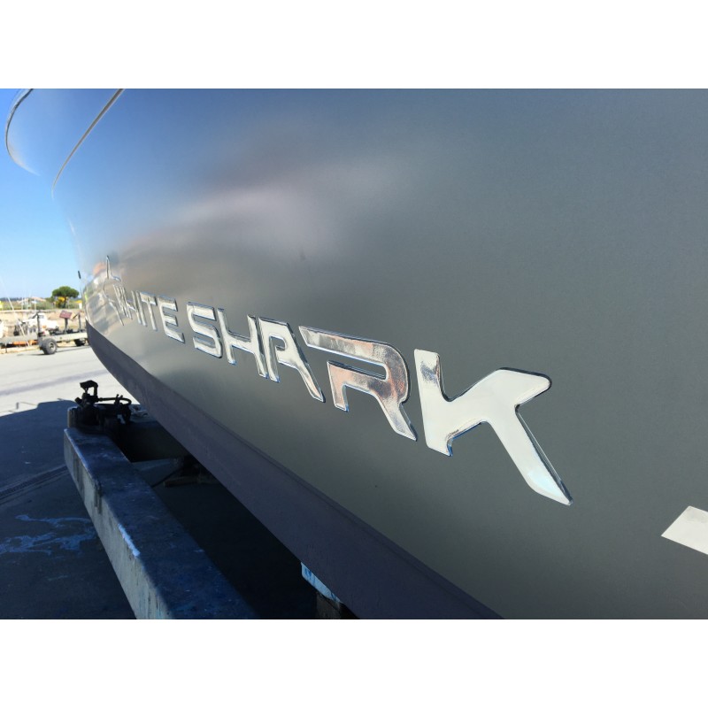 Logo White Shark en doming