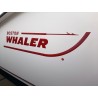 Embossed Boston WHALER Logo Sticker