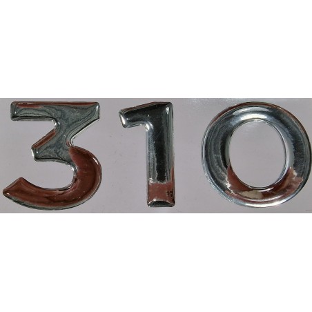 Adhesivo con logo Dufour en relieve para D 310, 412 o 460