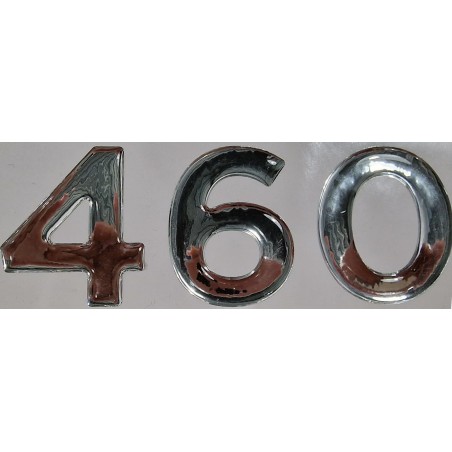 Adhesivo con logo Dufour en relieve para D 310, 412 o 460