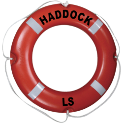 Nom de bateau pour votre bouée ronde en adhésif