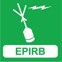 Sticker repérage de balise EPIRB
